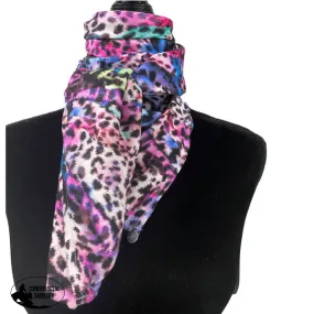 A8012 - Colourful Leopard Rawhide Scarf