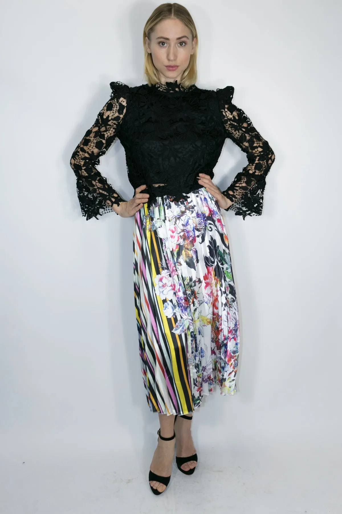 A90054 PRINT SKIRT (XXL, XXXL)