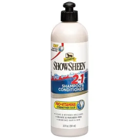 ABSORBINE SHOWSHEEN 2-IN-1 SHAMPOO & CONDITIONER (20 OZ)