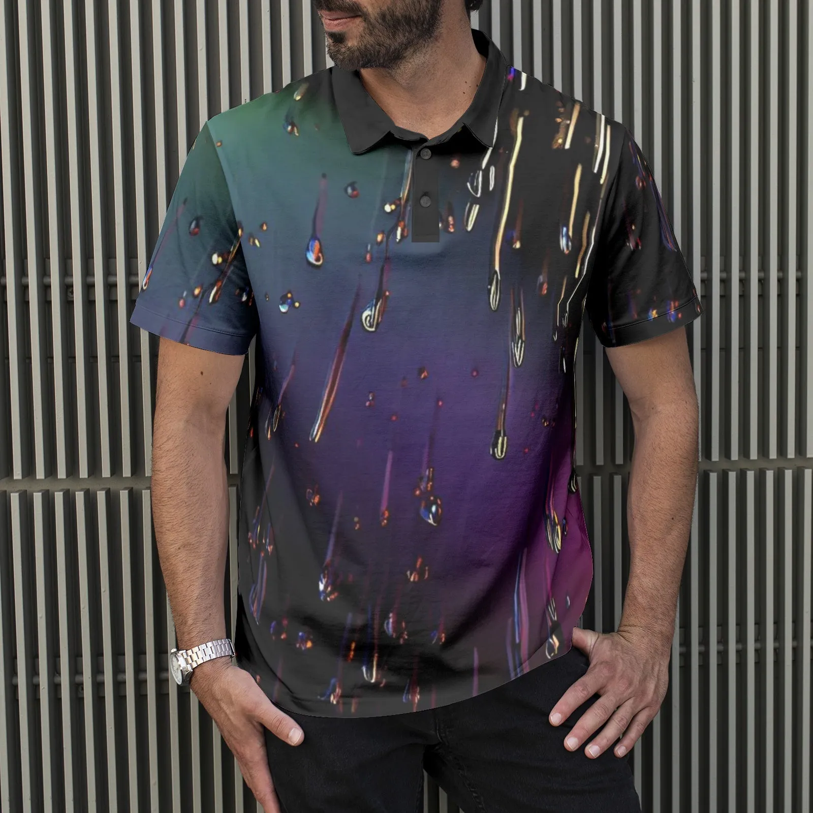 Acid Rain | Men's Polo | Austin Blake