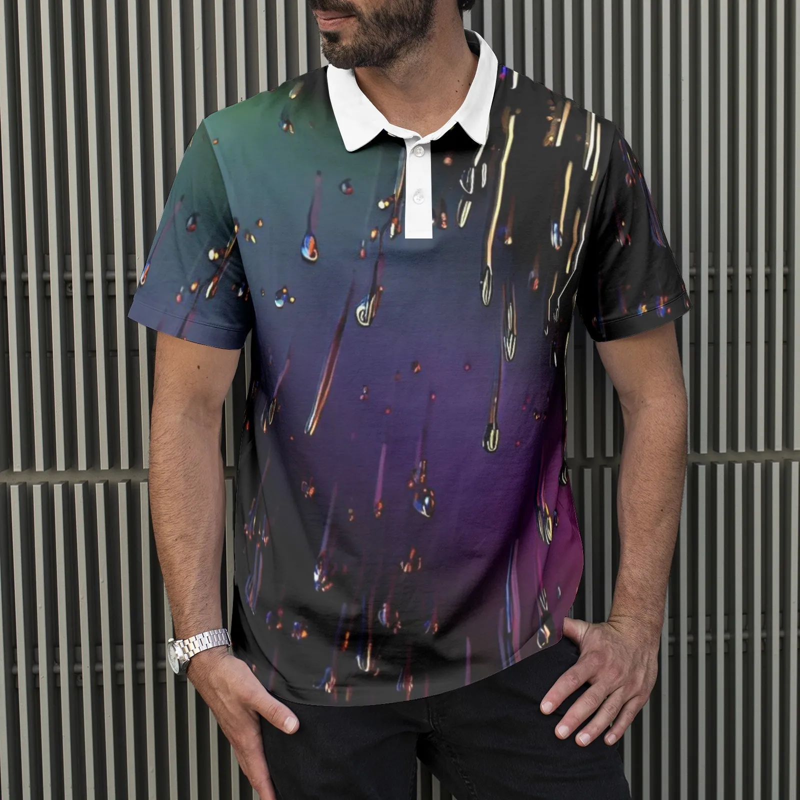 Acid Rain | Men's Polo | Austin Blake