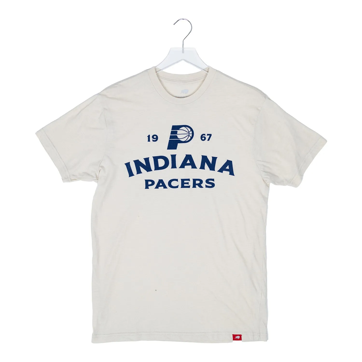 Adult Indiana Pacers Smith Comfy T-shirt in Bone by Sportiqe