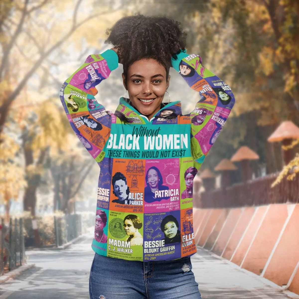 African Women Inventors Premium Hoodie