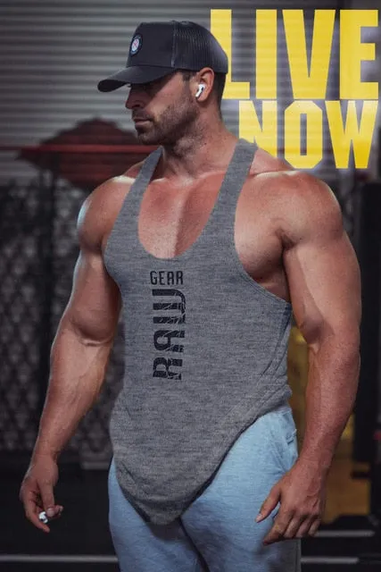 Aidase new mens cotton tank tops shirt gym fitness vest sleeveless male casual bodybuilding sports man Workout clothes clothing