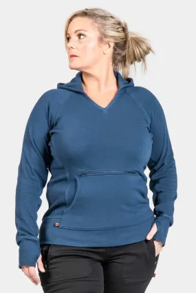 Anna Pullover Hoodie - Dovetail Blue