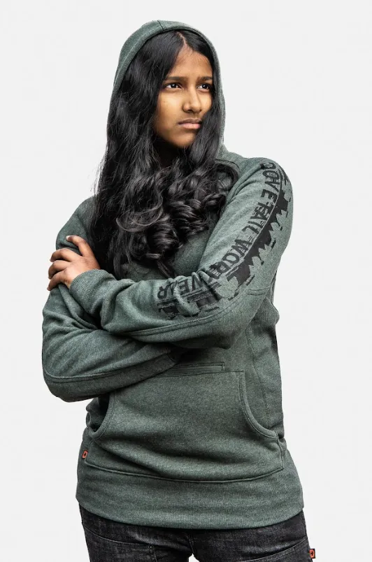 Anna Pullover Hoodie - Forest Green