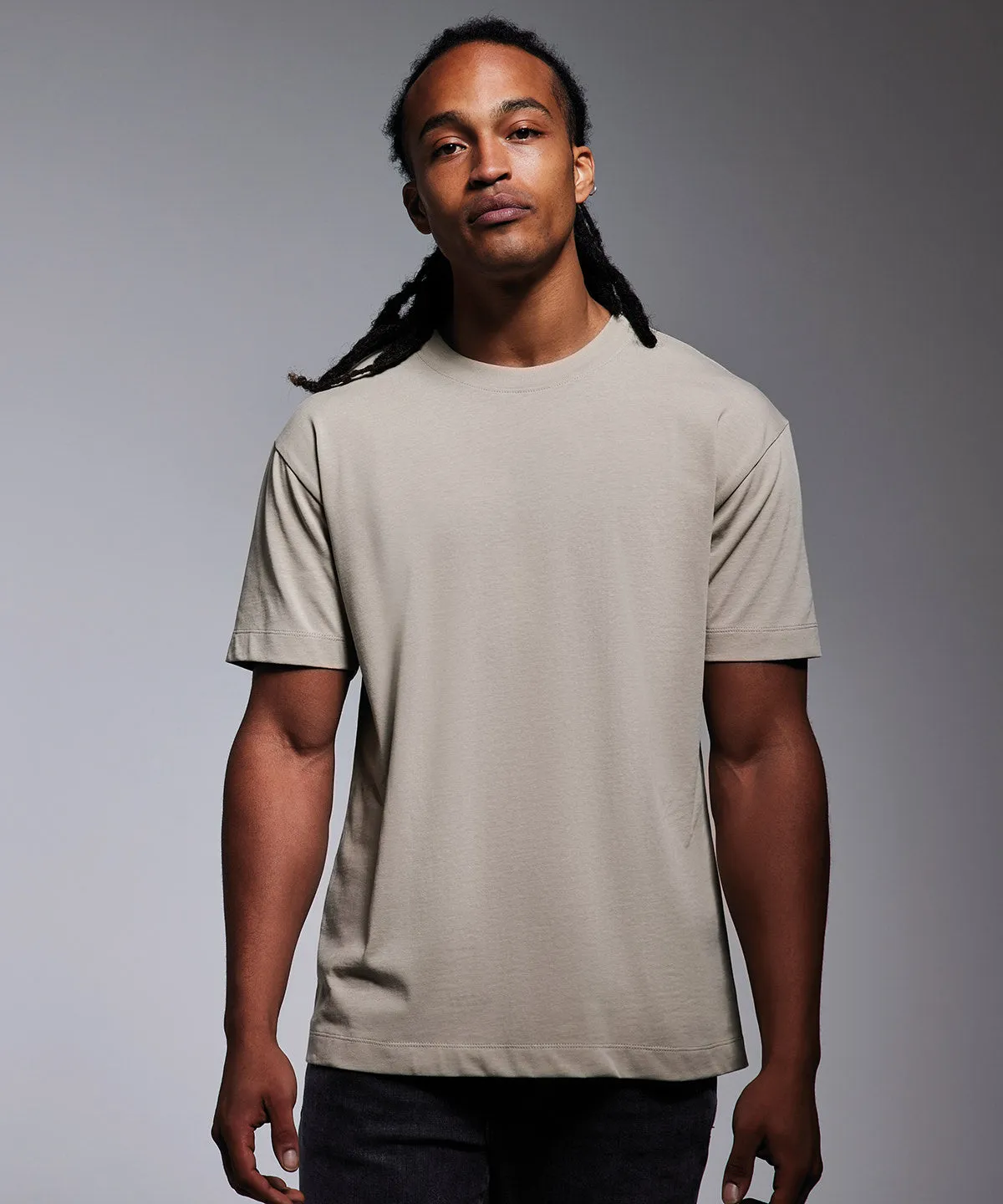 Anthem heavyweight t-shirt | Grey Marl