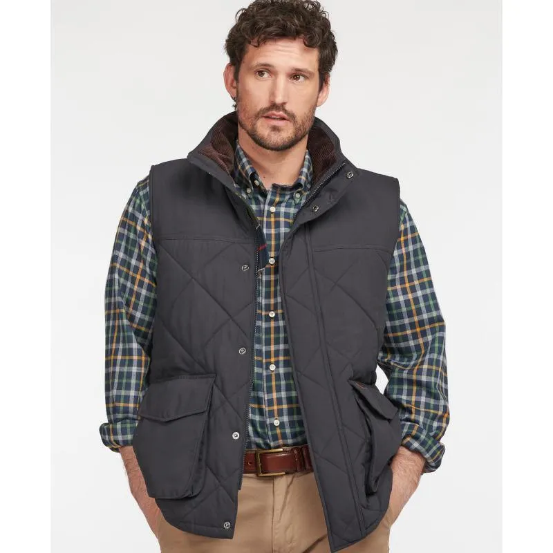 Barbour Winterdale Quilted Mens Gilet - Navy