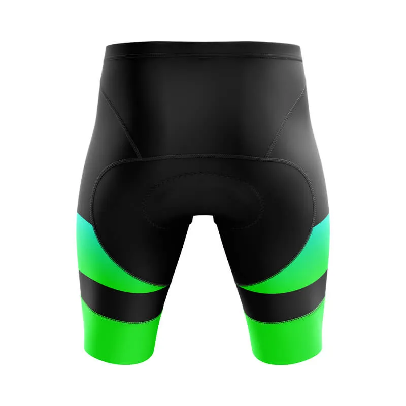 BB Gradient Bibs & Shorts (Green-Teal)