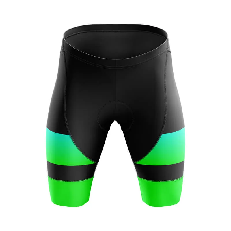 BB Gradient Bibs & Shorts (Green-Teal)