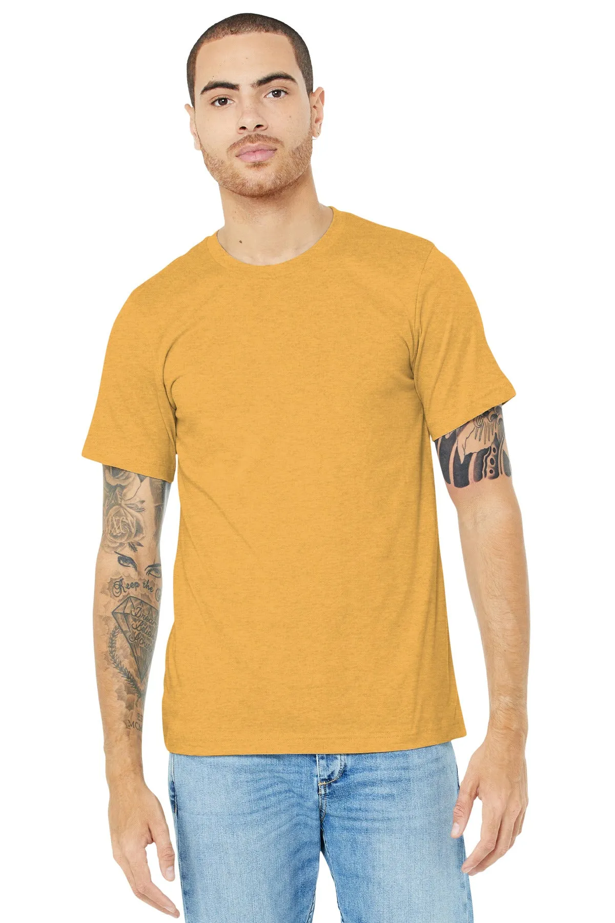 BELLA CANVAS ® Unisex Heather CVC Short Sleeve Tee. BC3001CVC