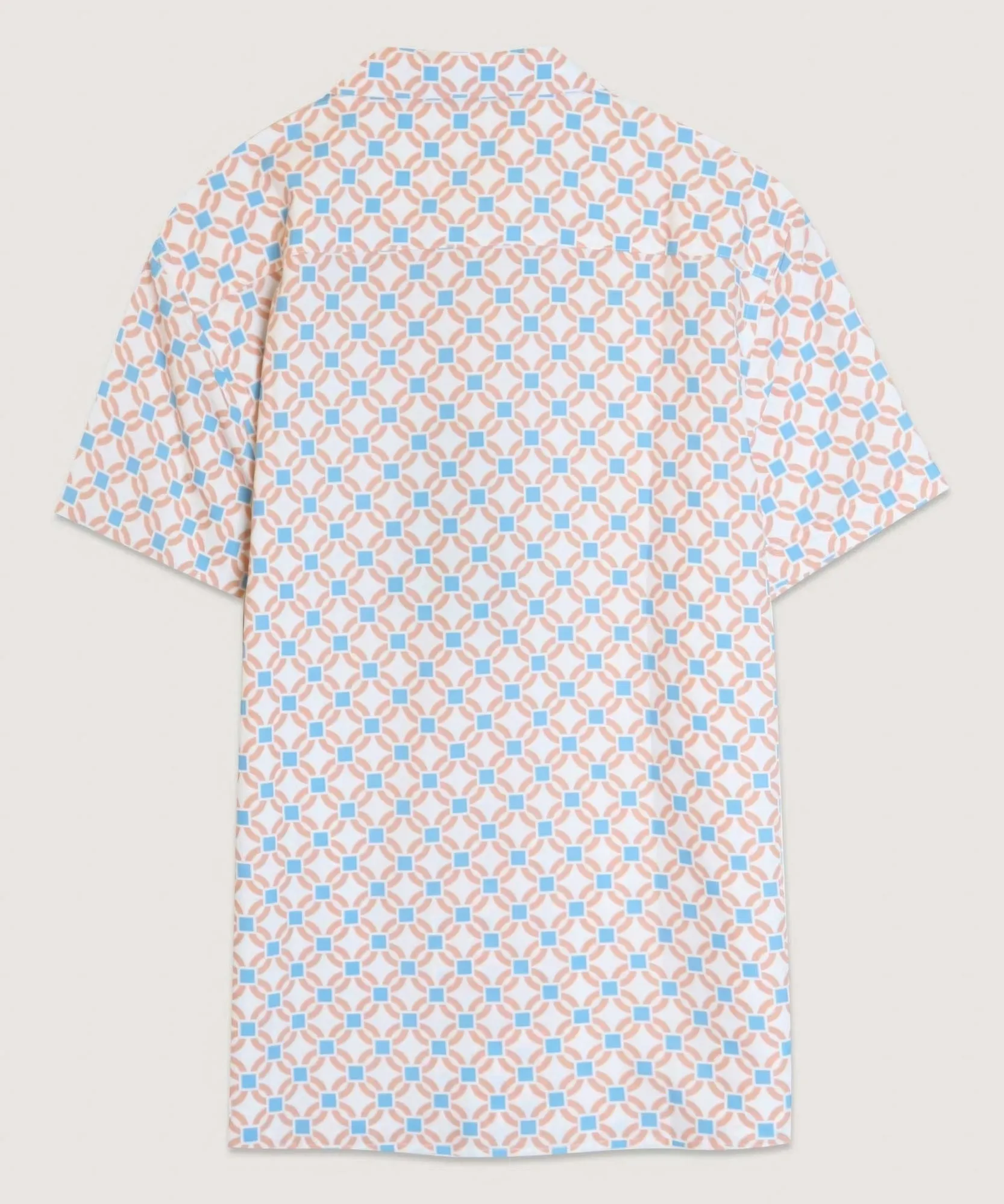 Big Geo Camp Men's Button-Up Shirt