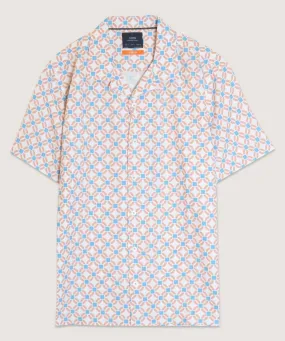 Big Geo Camp Men's Button-Up Shirt