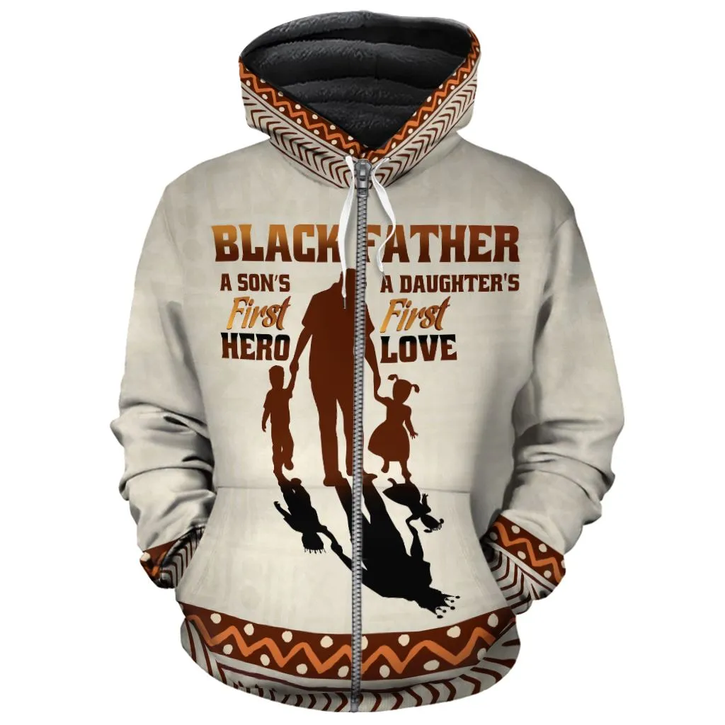 Black Father Premium Hoodie