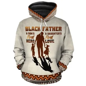 Black Father Premium Hoodie