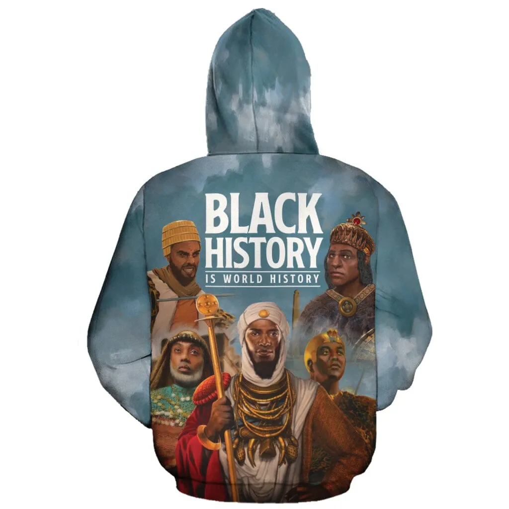 Black History Is World History Premium Hoodie