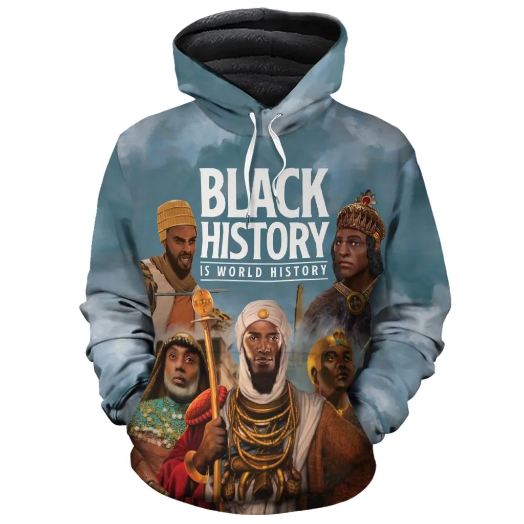 Black History Is World History Premium Hoodie