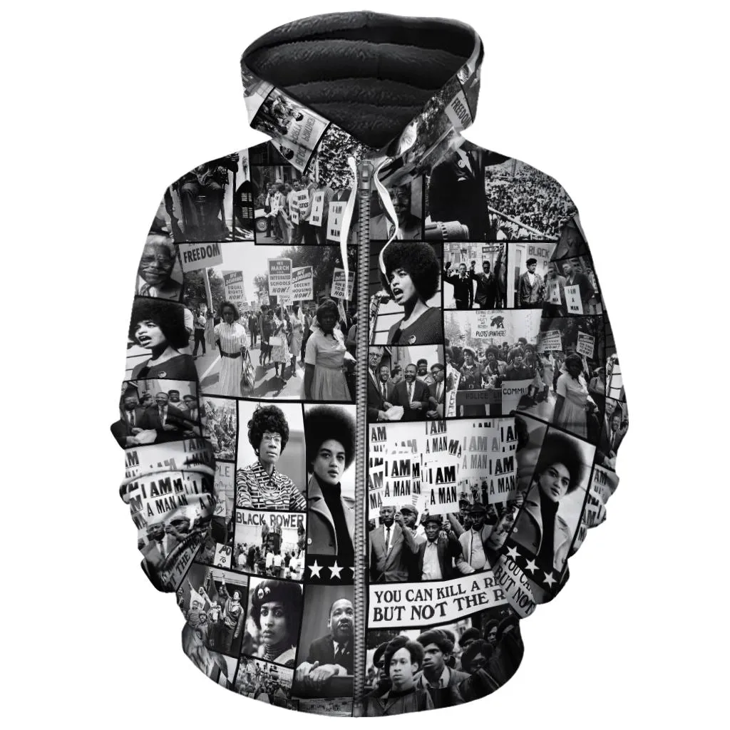 Black Power Images Premium Hoodie