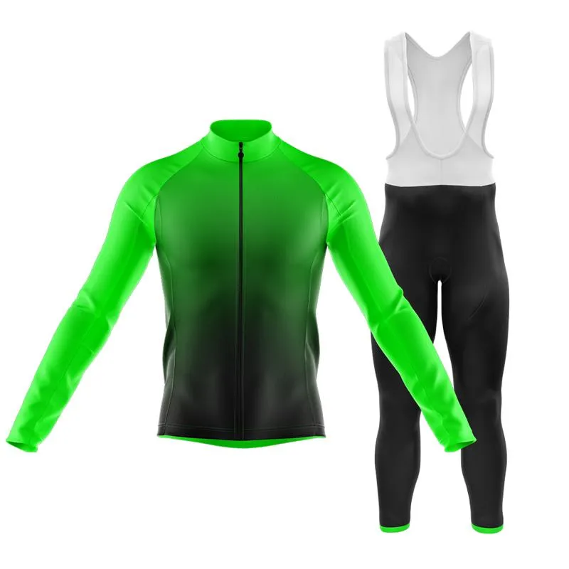 Black to Green Club Cycling Kit