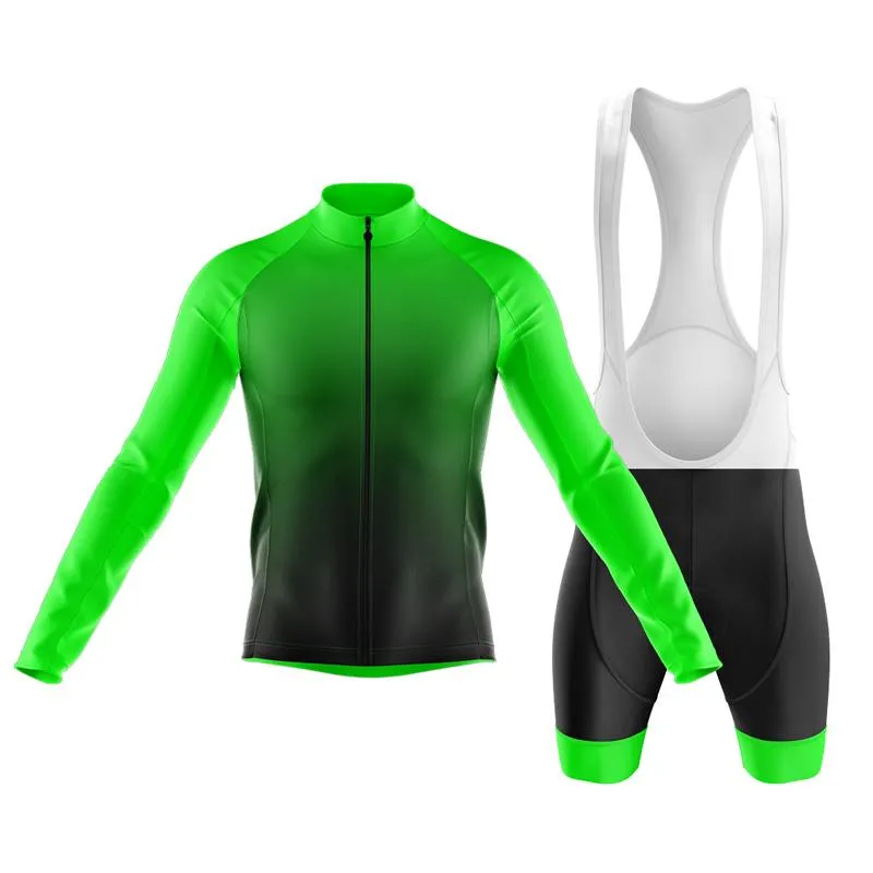 Black to Green Club Cycling Kit