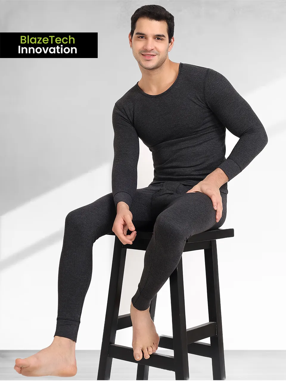 BlazeTech Thermal Set Full Sleeves | Dark Grey