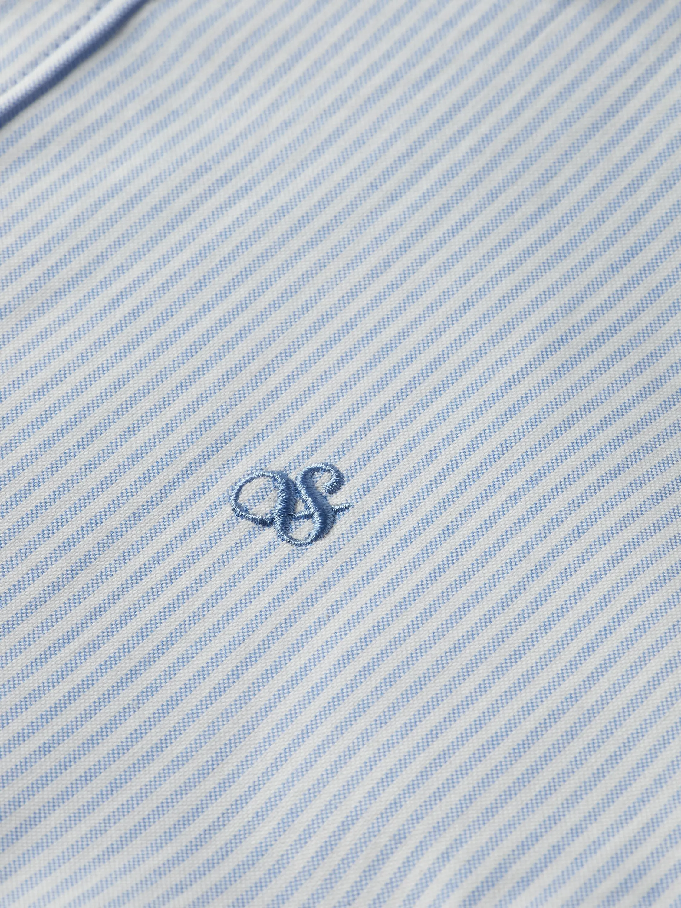 Blue Oxford Stripe Shirt