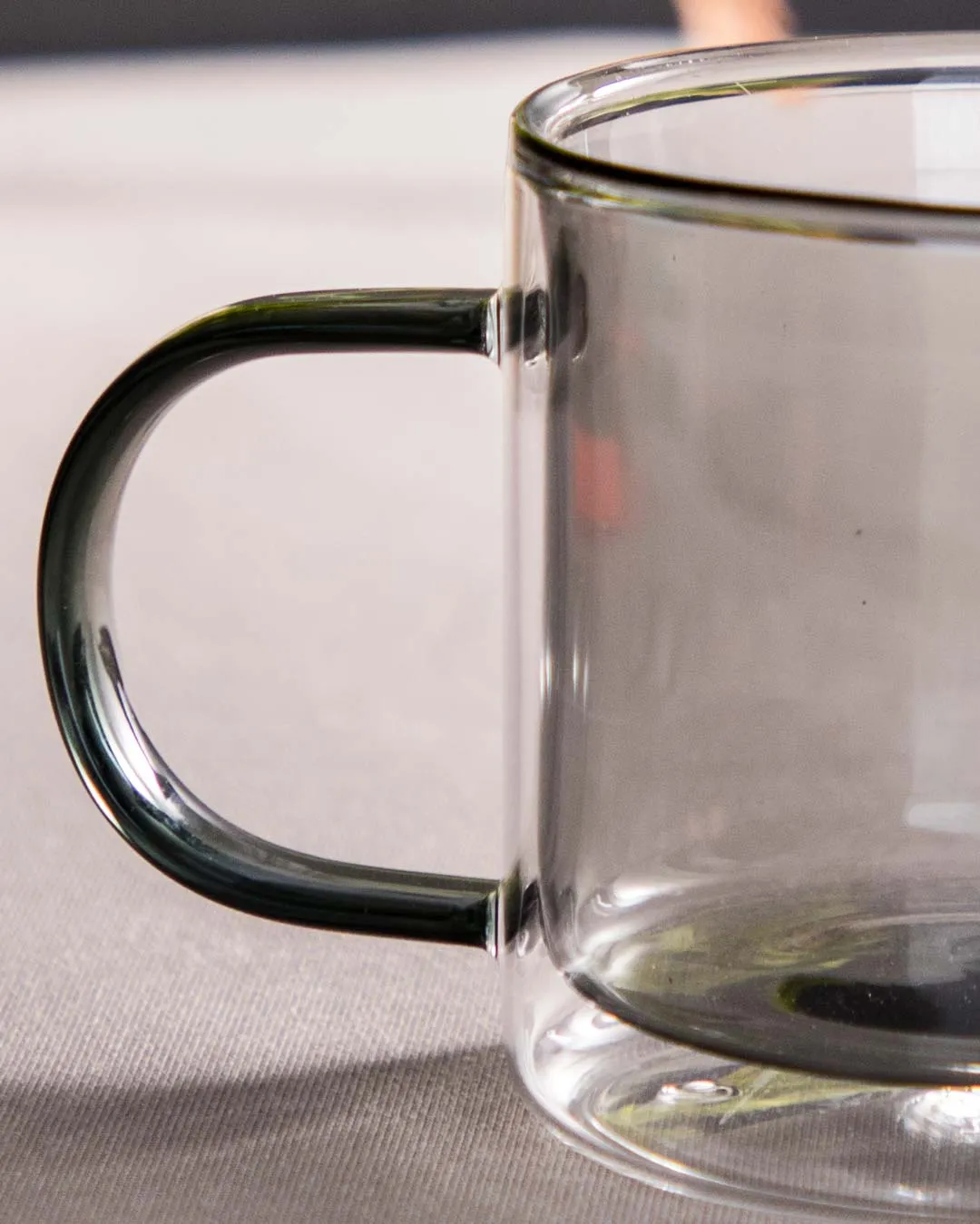 Borosilicate Double Wall Mug - Black