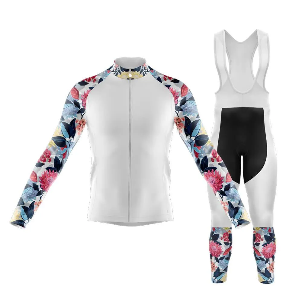 Botanical Garden Floral Sleeves Club Cycling Kit