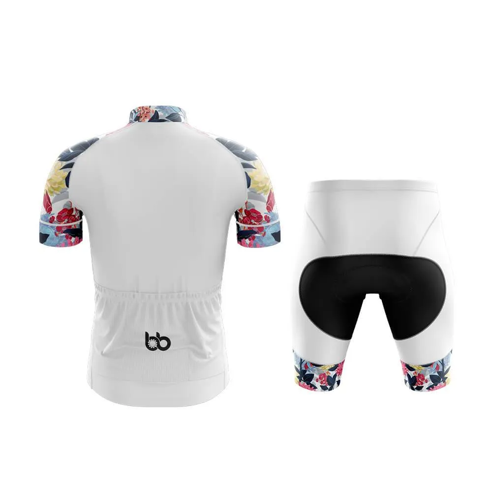 Botanical Garden Floral Sleeves Club Cycling Kit