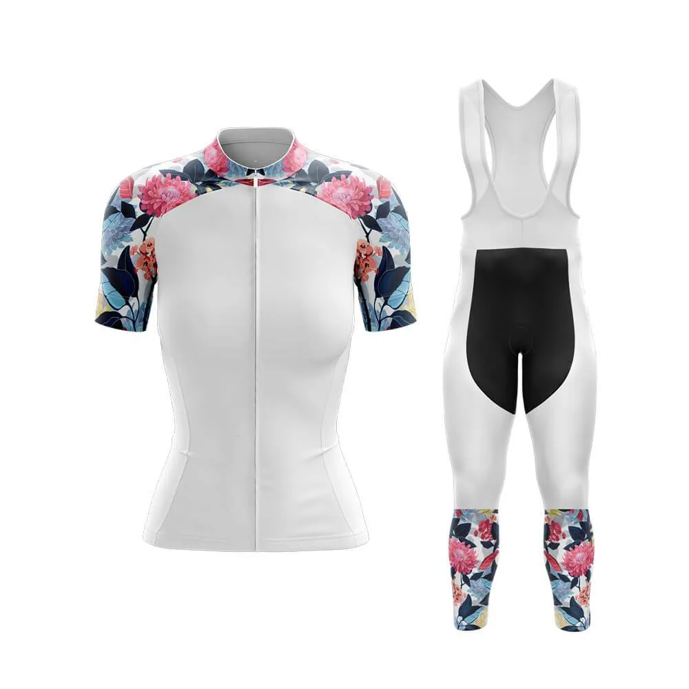 Botanical Garden Floral Sleeves Club Cycling Kit