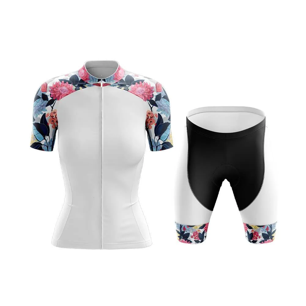 Botanical Garden Floral Sleeves Club Cycling Kit