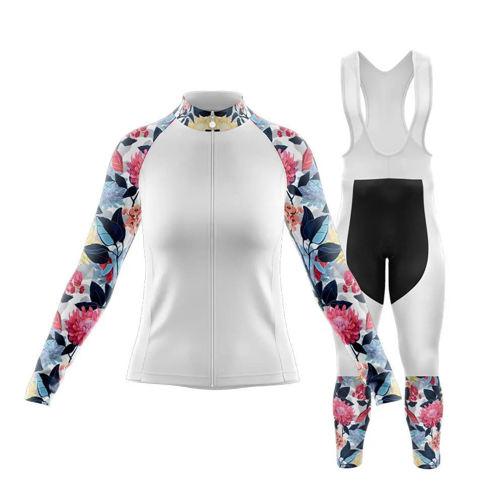 Botanical Garden Floral Sleeves Club Cycling Kit