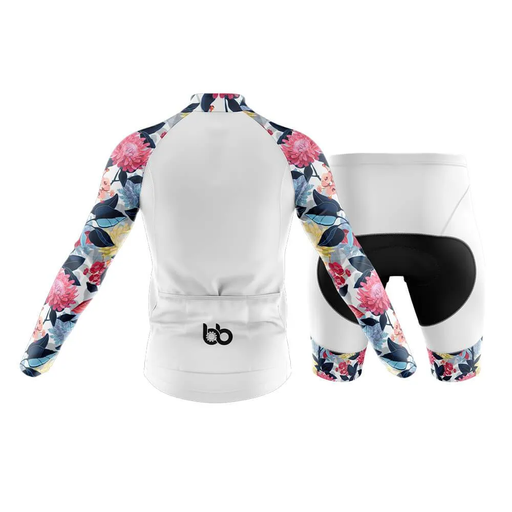 Botanical Garden Floral Sleeves Club Cycling Kit