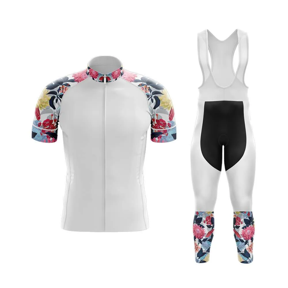 Botanical Garden Floral Sleeves Club Cycling Kit