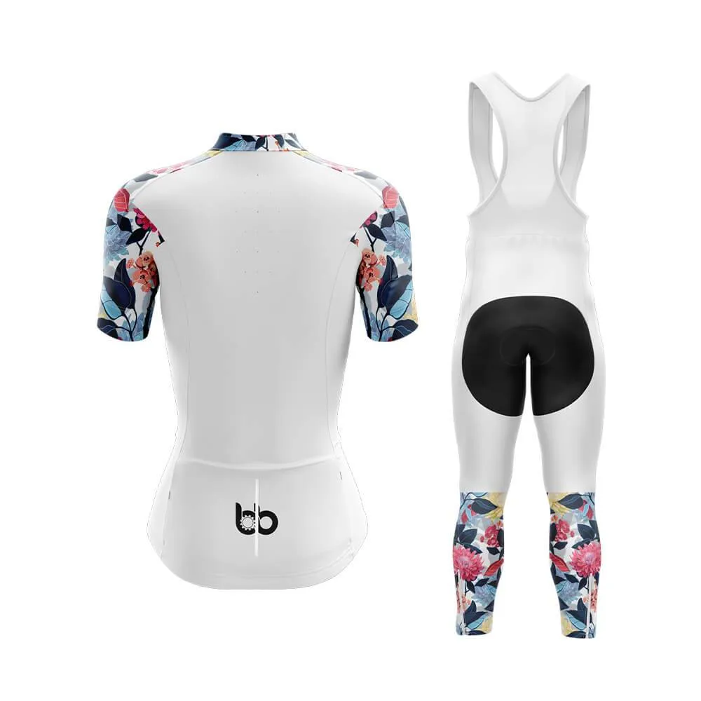 Botanical Garden Floral Sleeves Club Cycling Kit