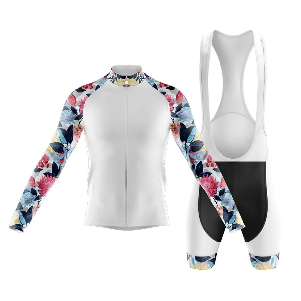 Botanical Garden Floral Sleeves Club Cycling Kit