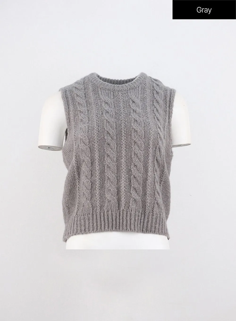 Cable Knit Vest OO312