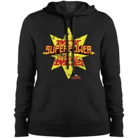 Captain Marvel My Superpower Is Being Me Women Hooded Sweatshirt