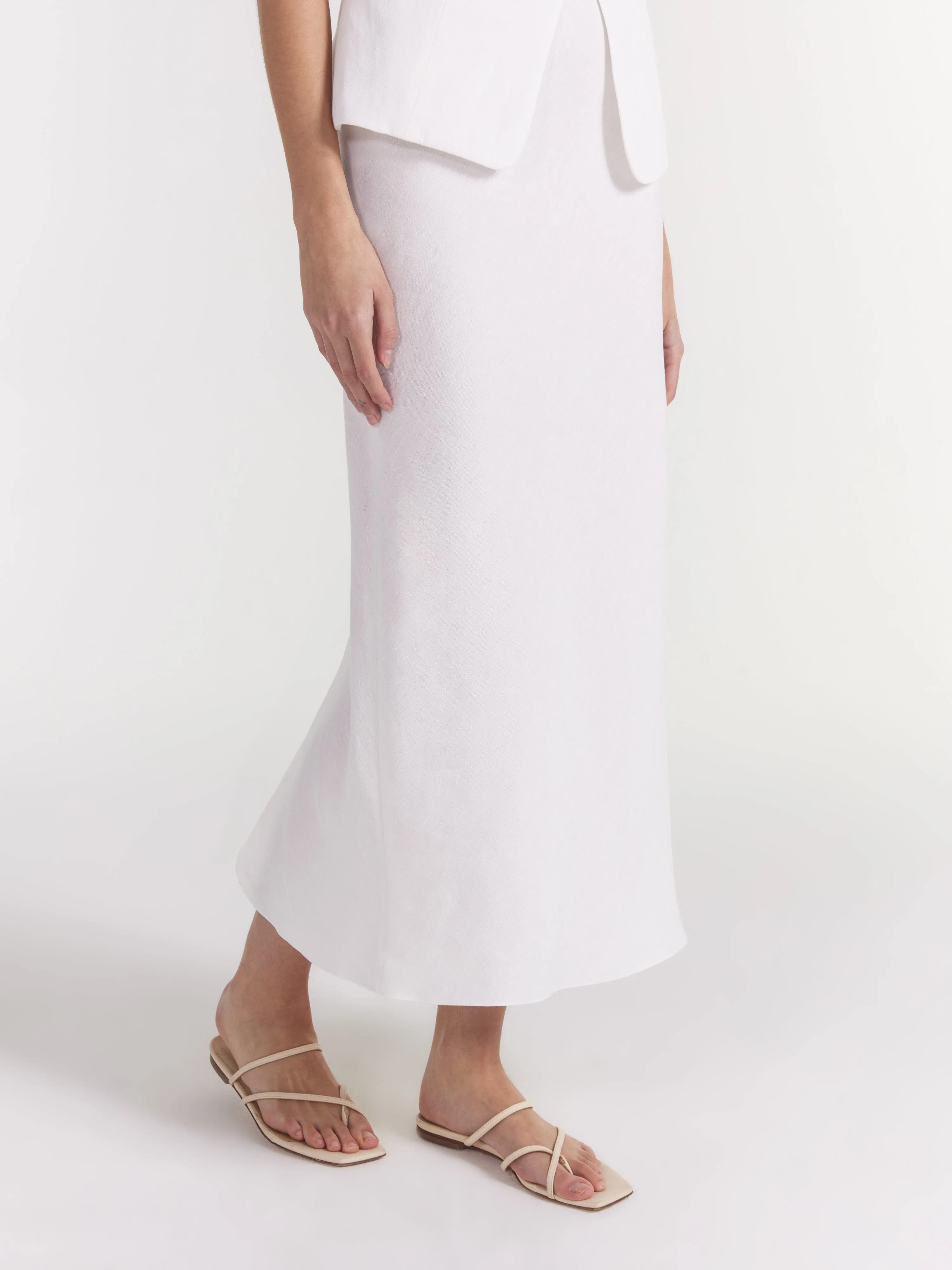 Carine B Skirt in Ivory