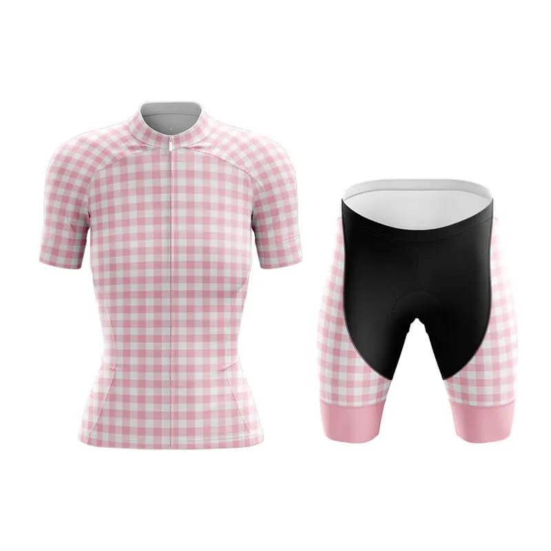 Checkered (Pink) Club Cycling Kit