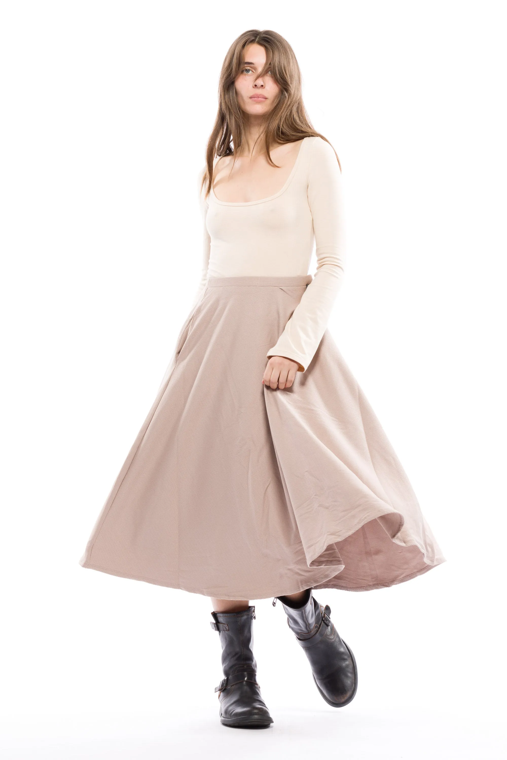 Circular Midi Skirt