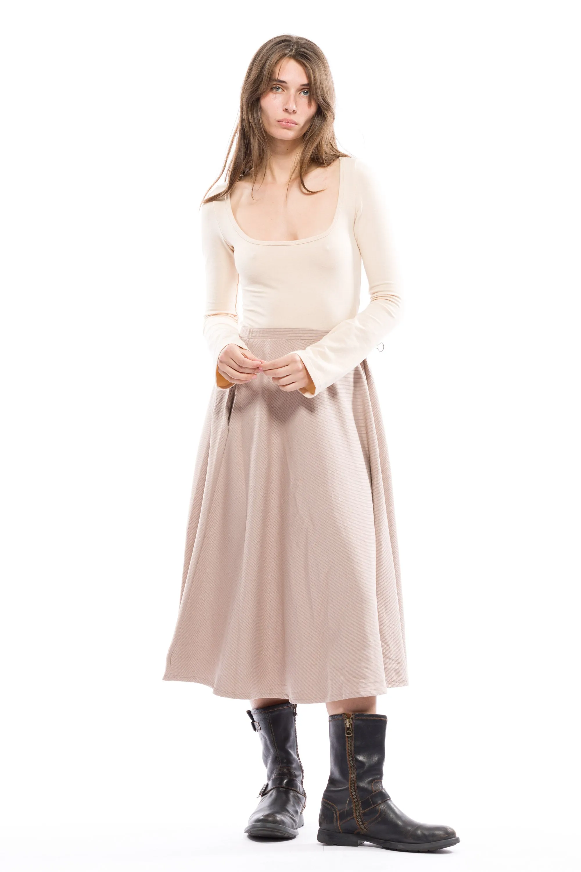 Circular Midi Skirt