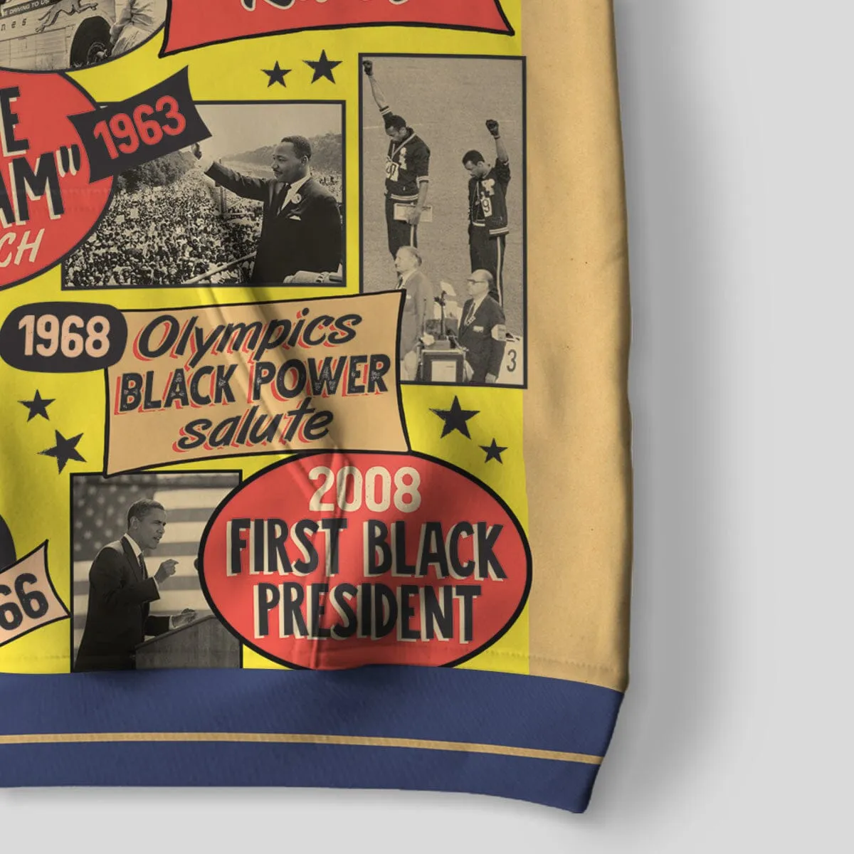 Civil Rights Events in 50s Style Premium Hoodie