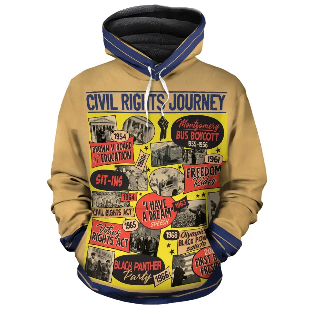 Civil Rights Events in 50s Style Premium Hoodie