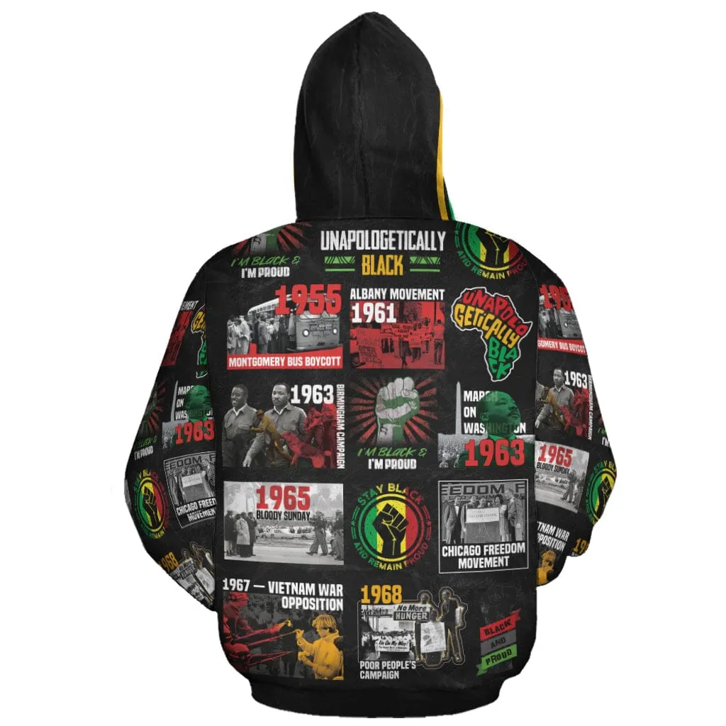 Civil Rights Movement Poster Art Premium Hoodie