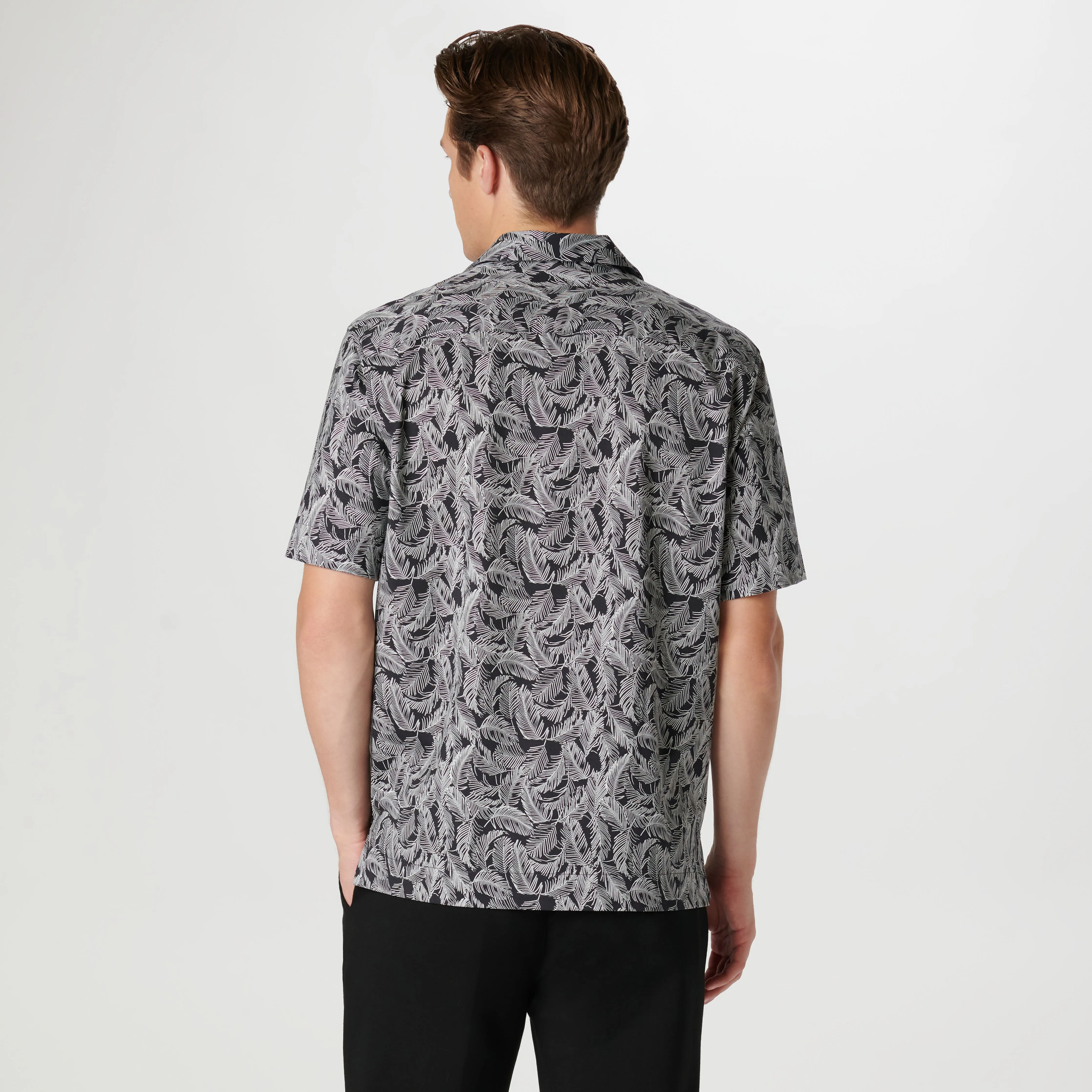 Cole Feather Leaf OoohCotton Camp Shirt