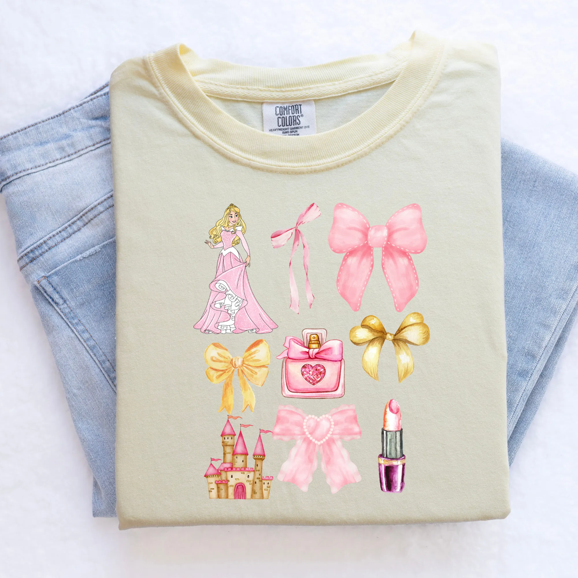 Coquette Sleeping Princess Bow Shirt