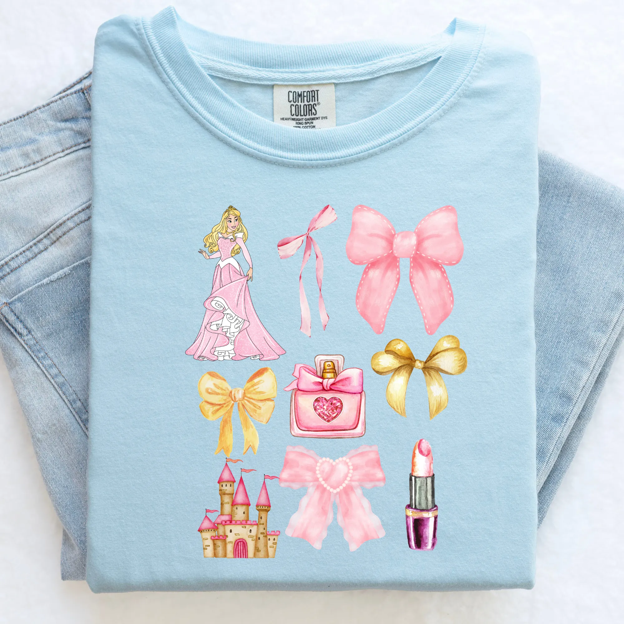 Coquette Sleeping Princess Bow Shirt