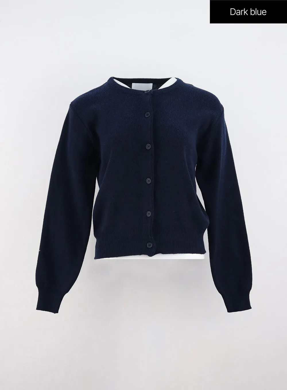 Crew Neck Cardigan IO317