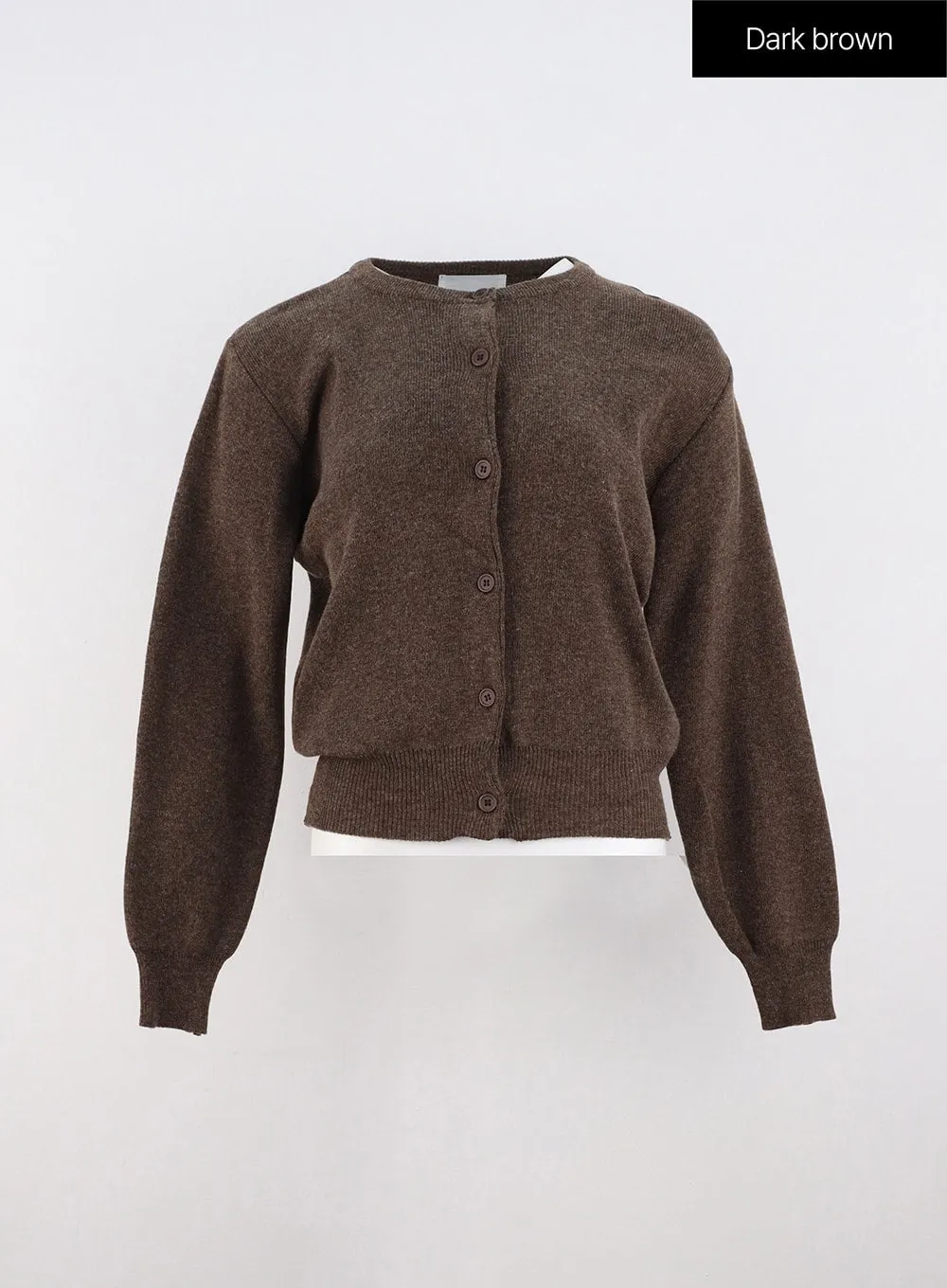 Crew Neck Cardigan IO317